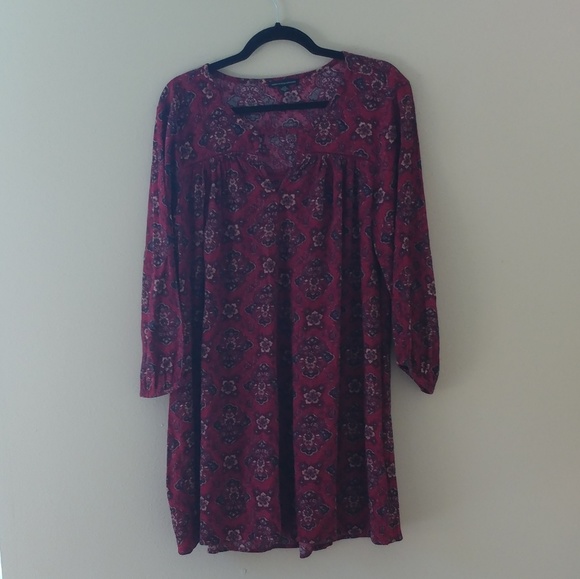 Vintage American Eagle Navy Tunic Dress Beaded main image 0